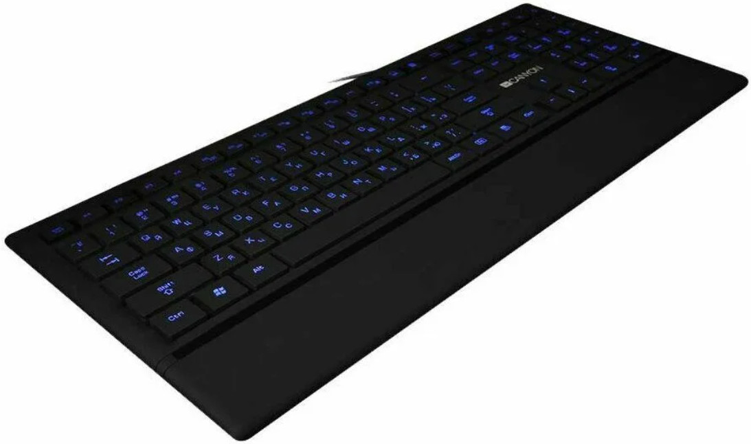 клавиатура с подсветкой и низкими кнопками